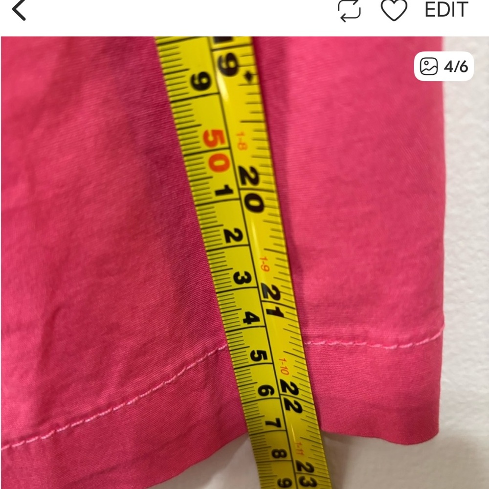 Caribbean Joe Pink Bermuda Shorts Size 16 High waisted Casual Summer - Picture 5 of 7
